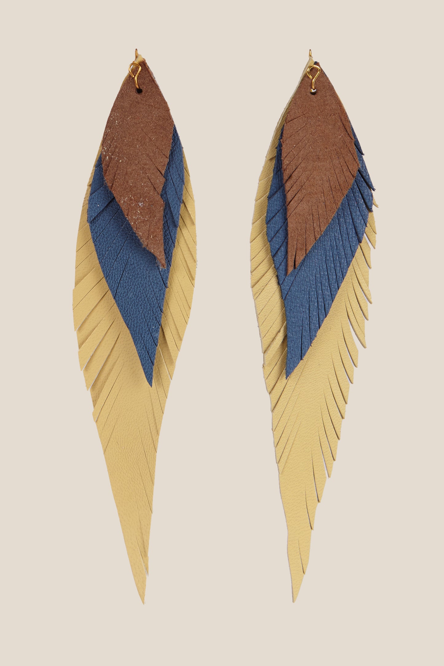 Pluma Grande Amarillo Vainilla