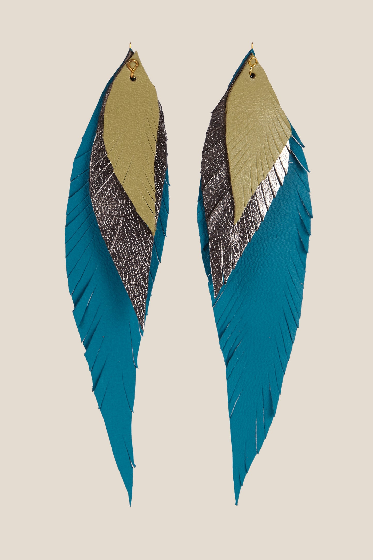 Pluma Grande Azul Tropical