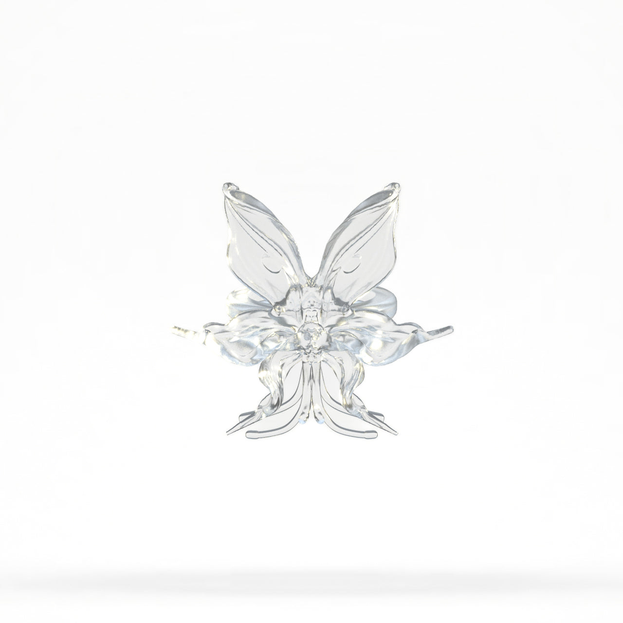 Mini Orchid Whisper Ring - Clear