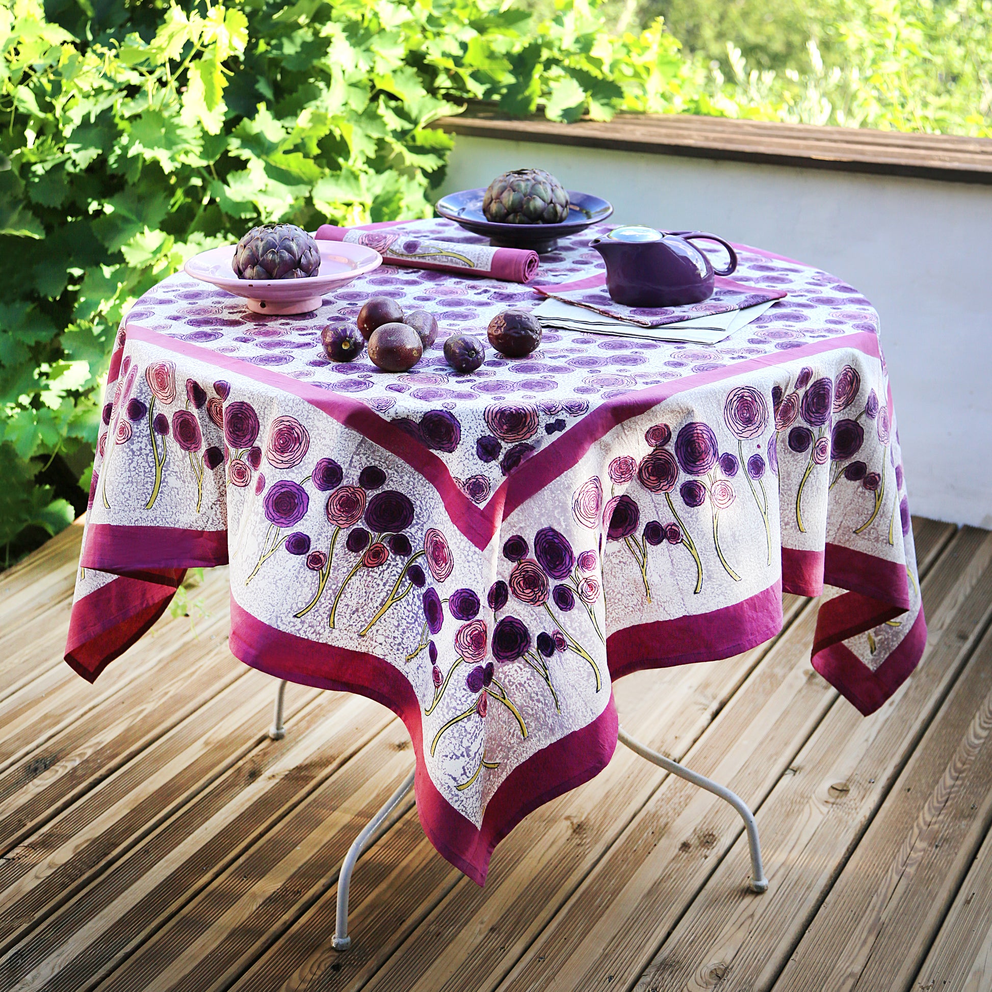 Nappe Renoncule Gris Violet