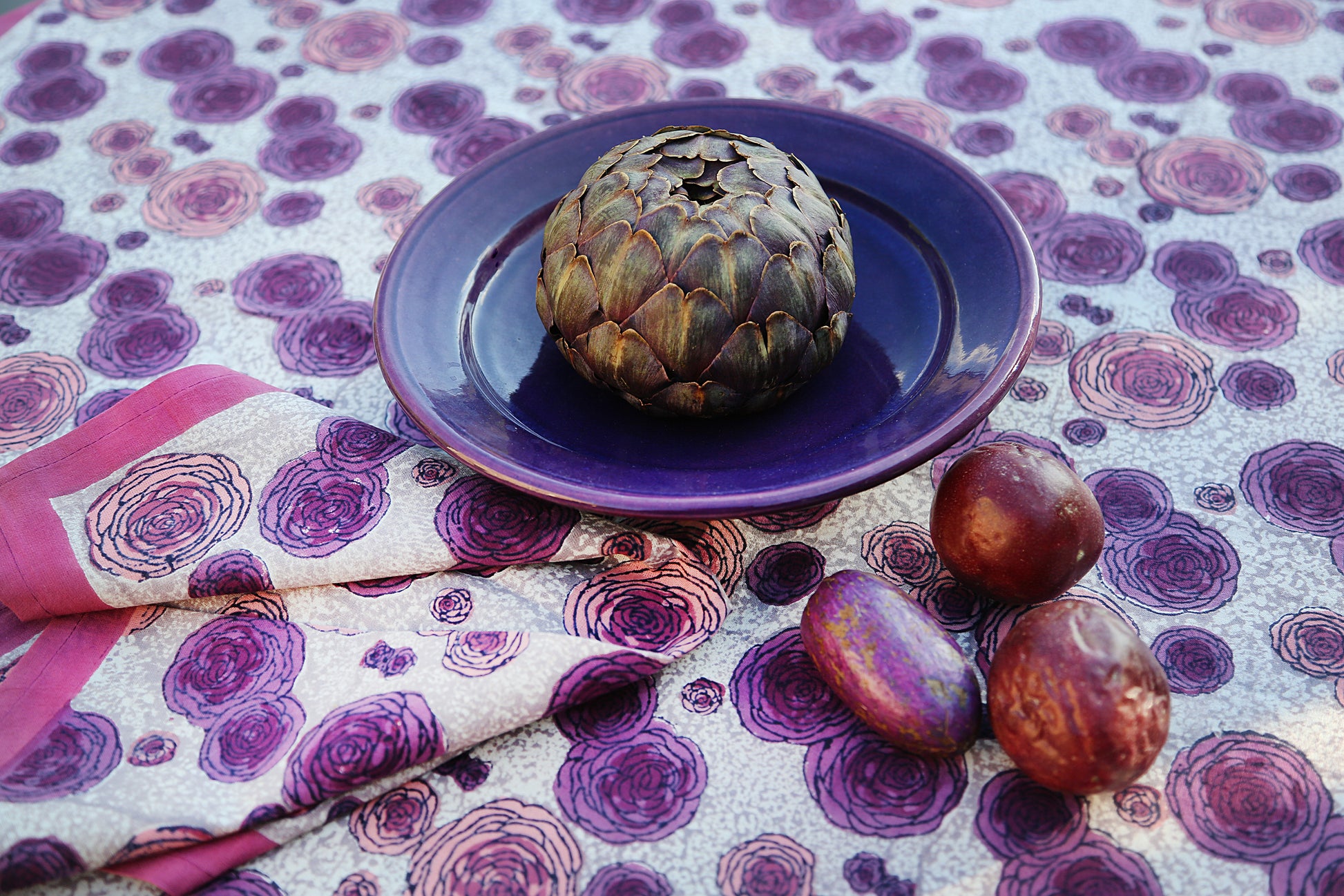 Nappe Renoncule Gris Violet