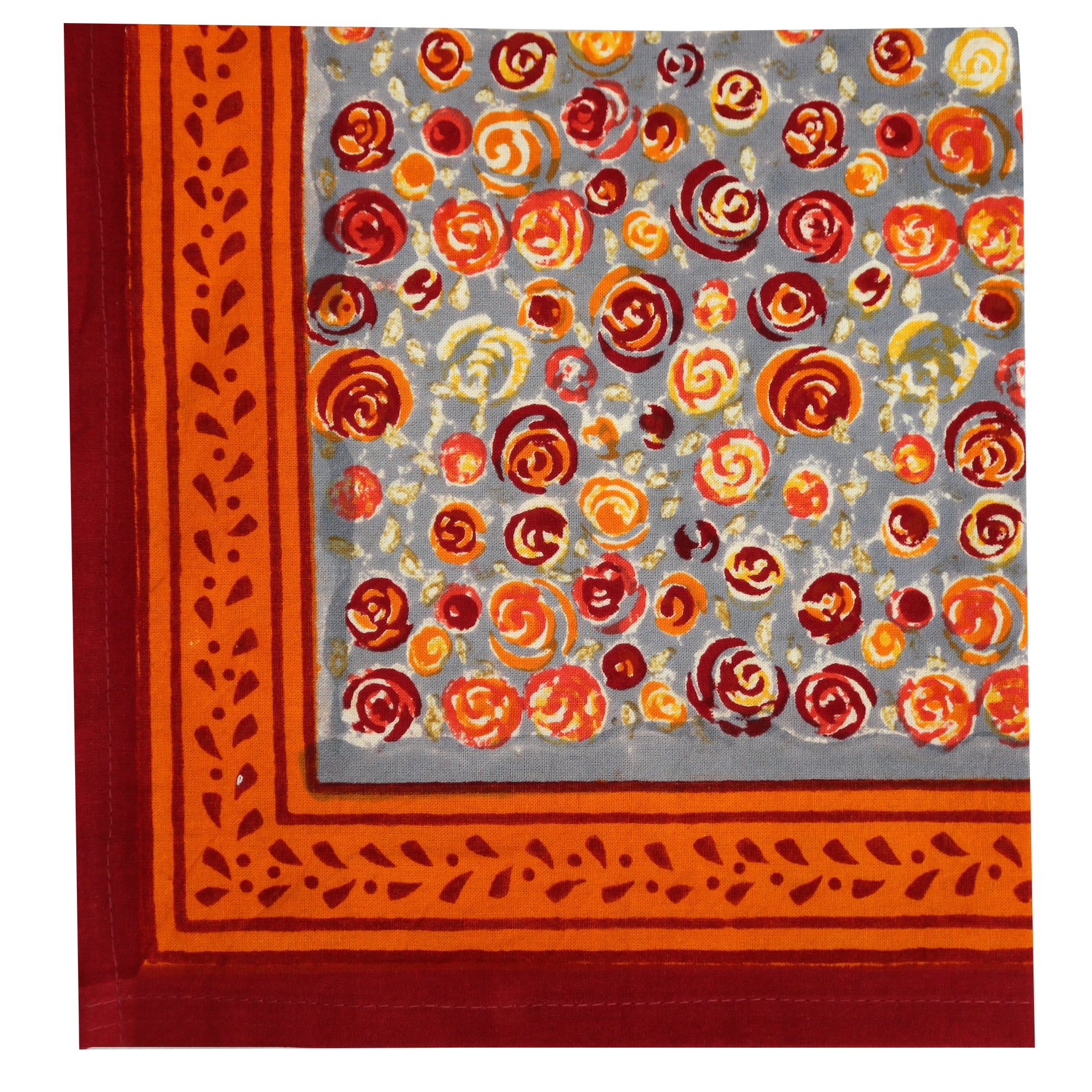 Set de table Renoncule Vert Rouge