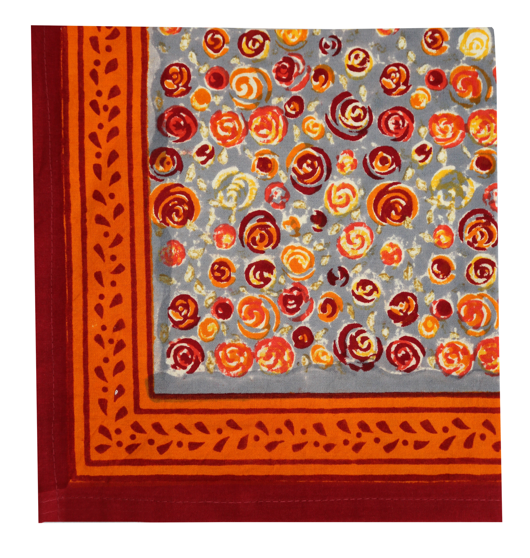 Set de table Renoncule Vert Rouge