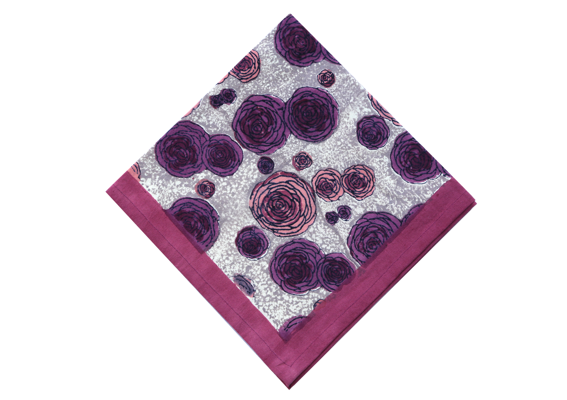 Set de table Renoncule Vert Rouge