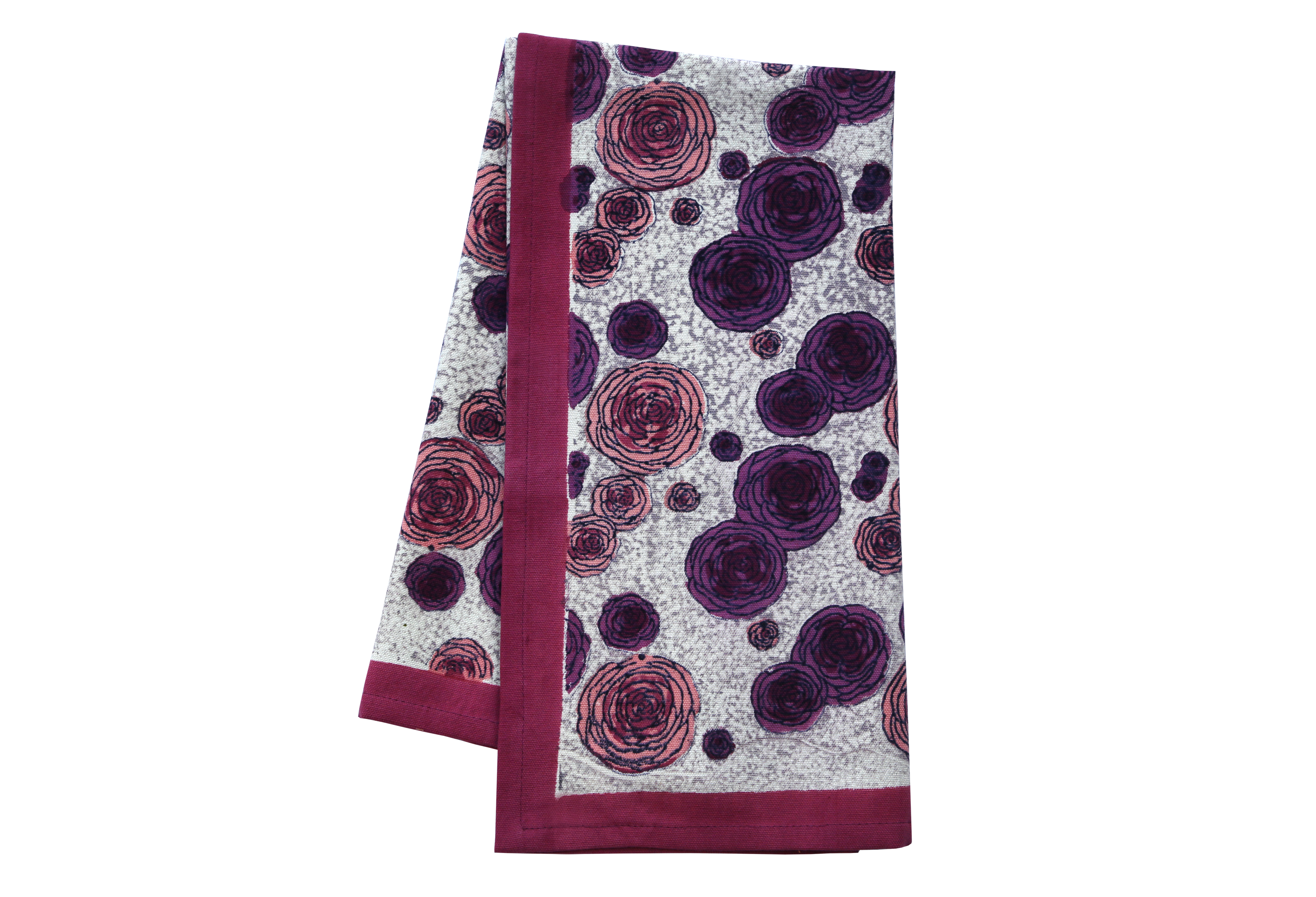 Set de table Renoncule Vert Rouge