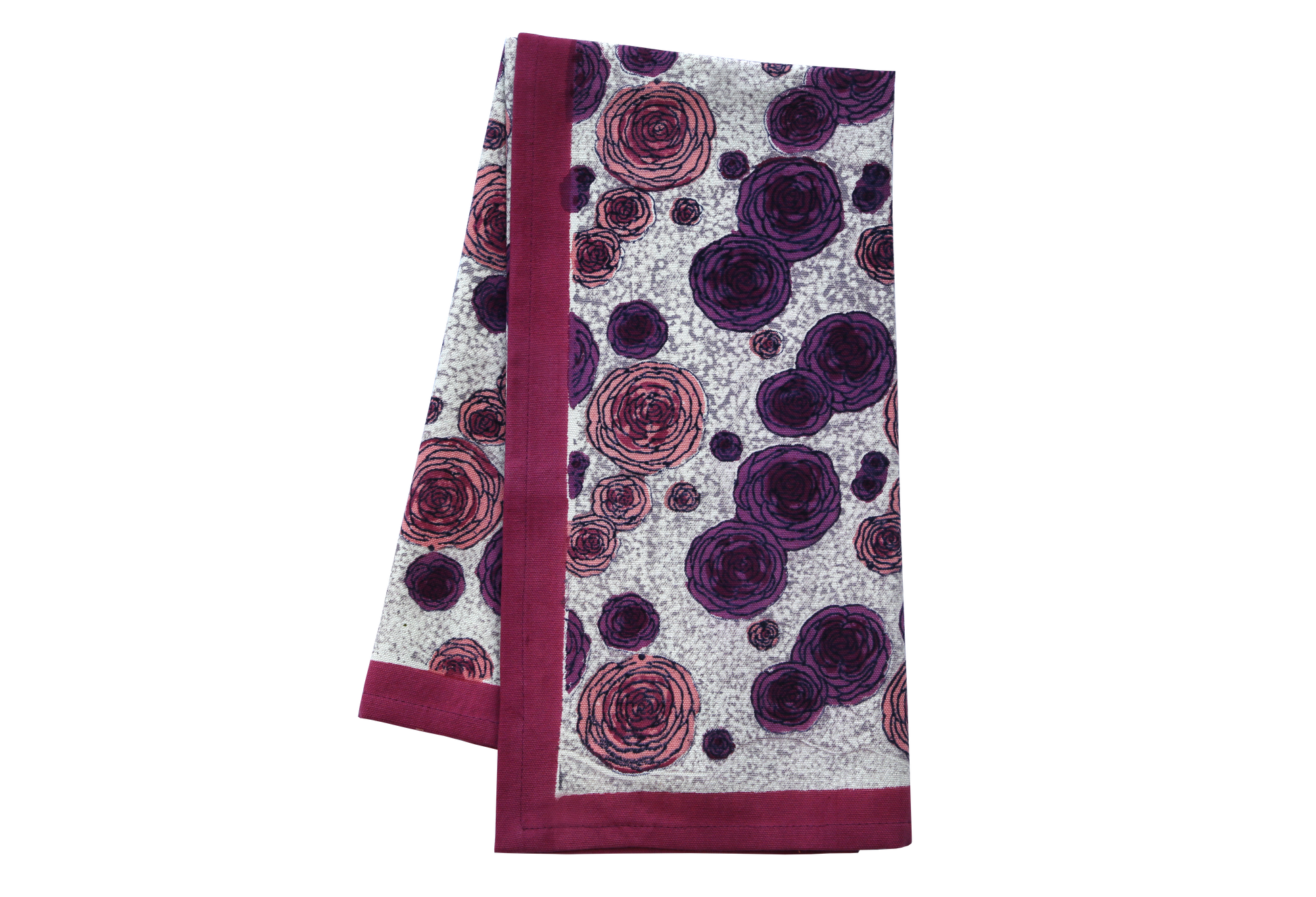 Set de table Renoncule Vert Rouge