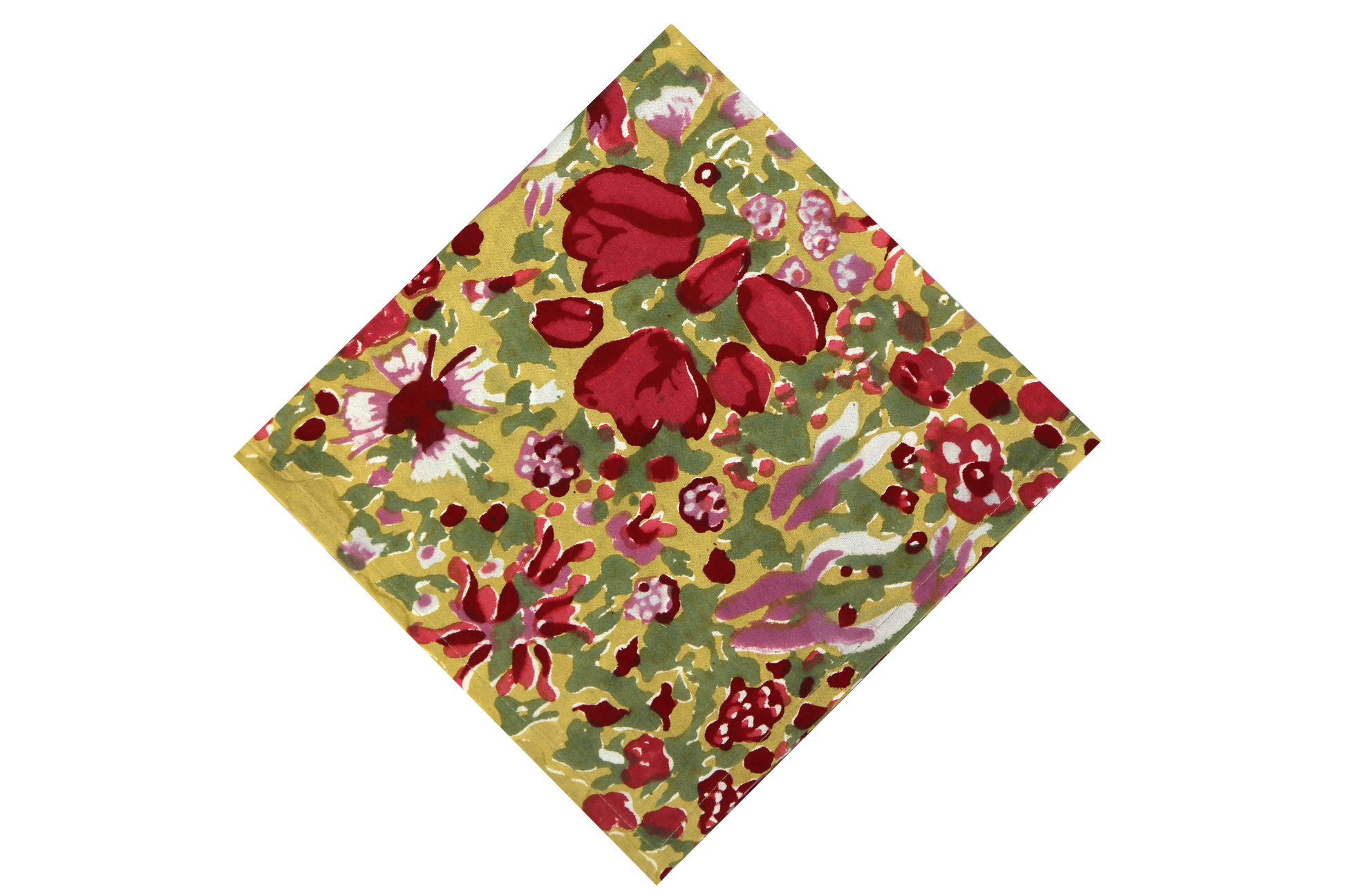 Set de table Renoncule Vert Rouge