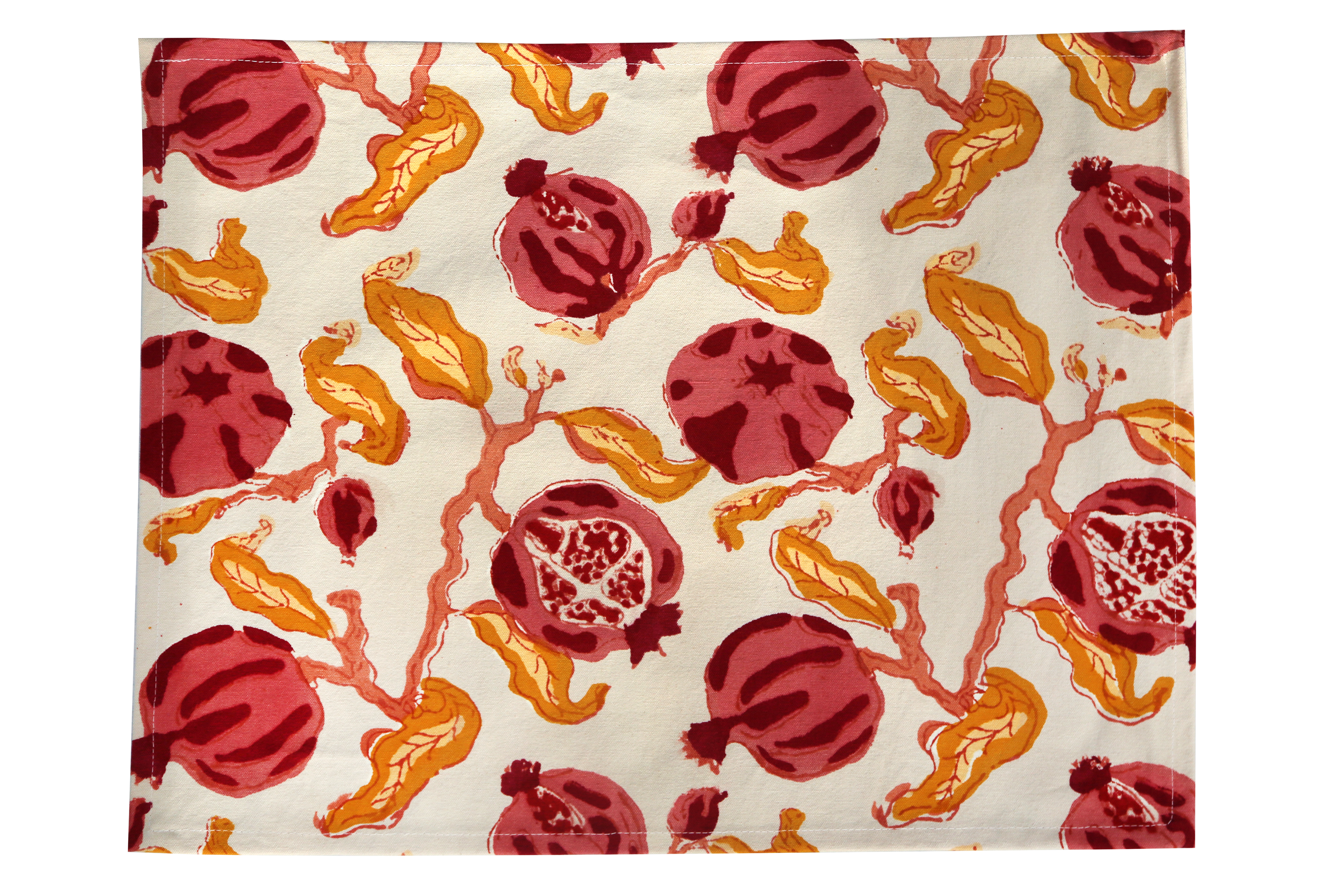 Set de table Grenade Rouge Jaune