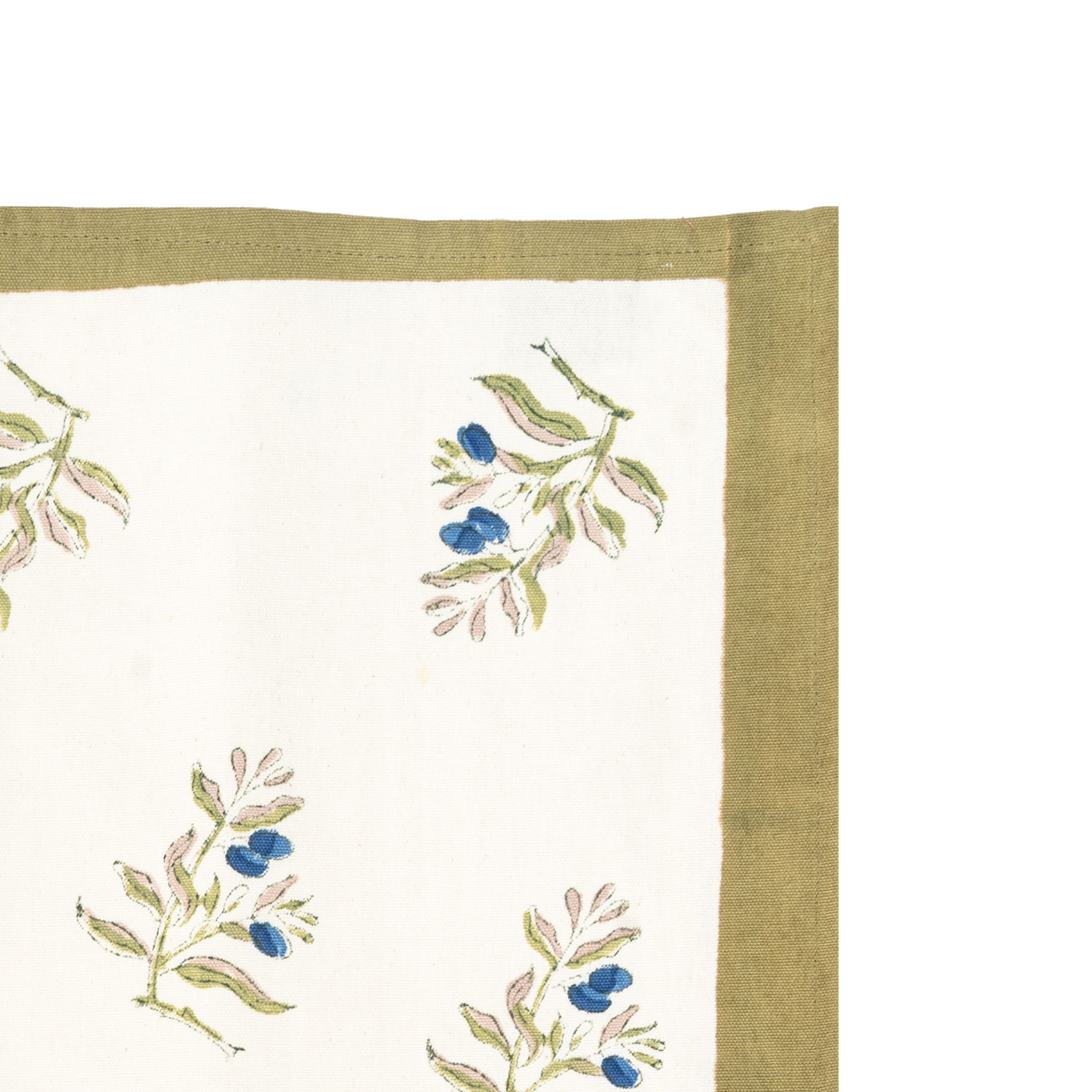 Set de table Renoncule Vert Rouge