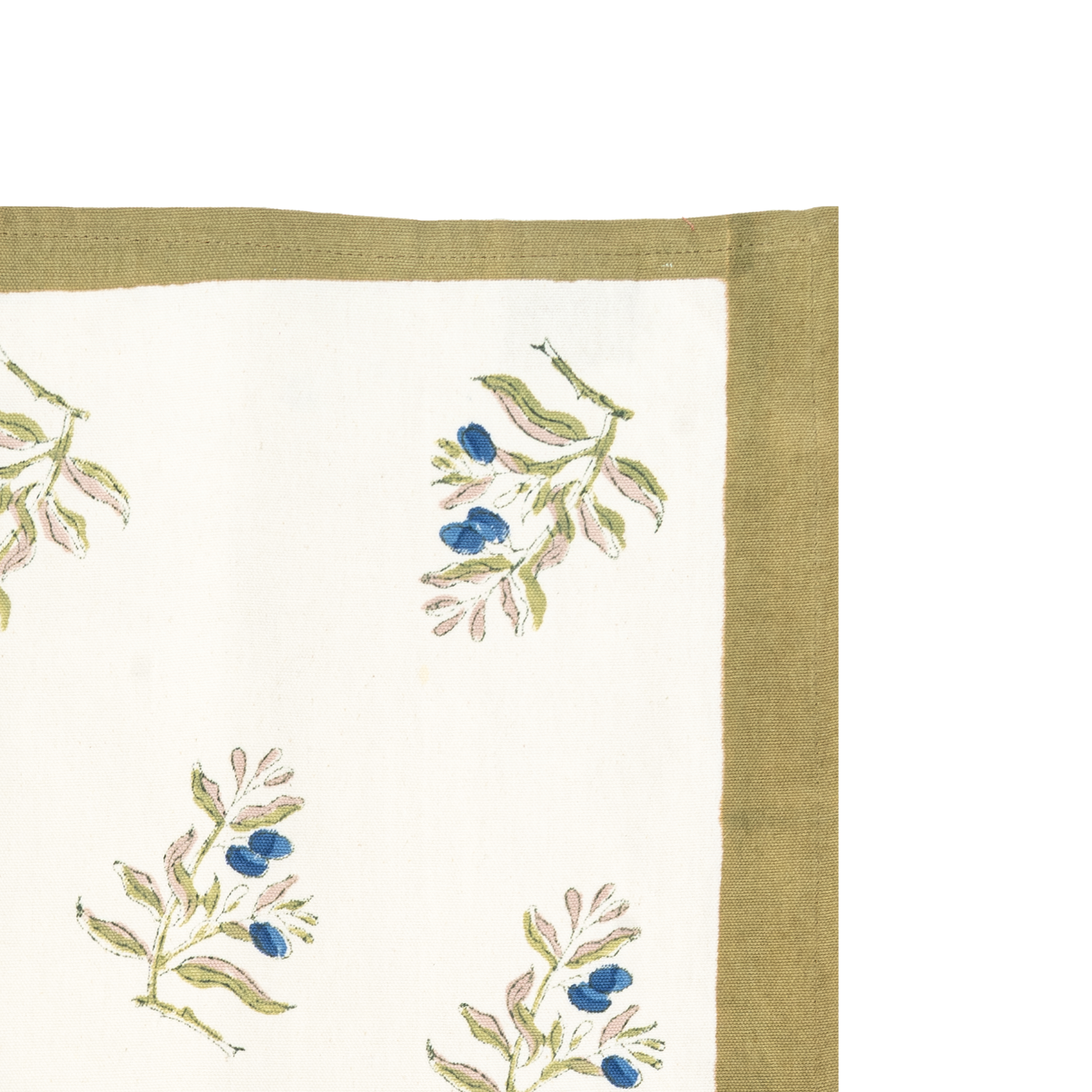 Set de table Renoncule Vert Rouge