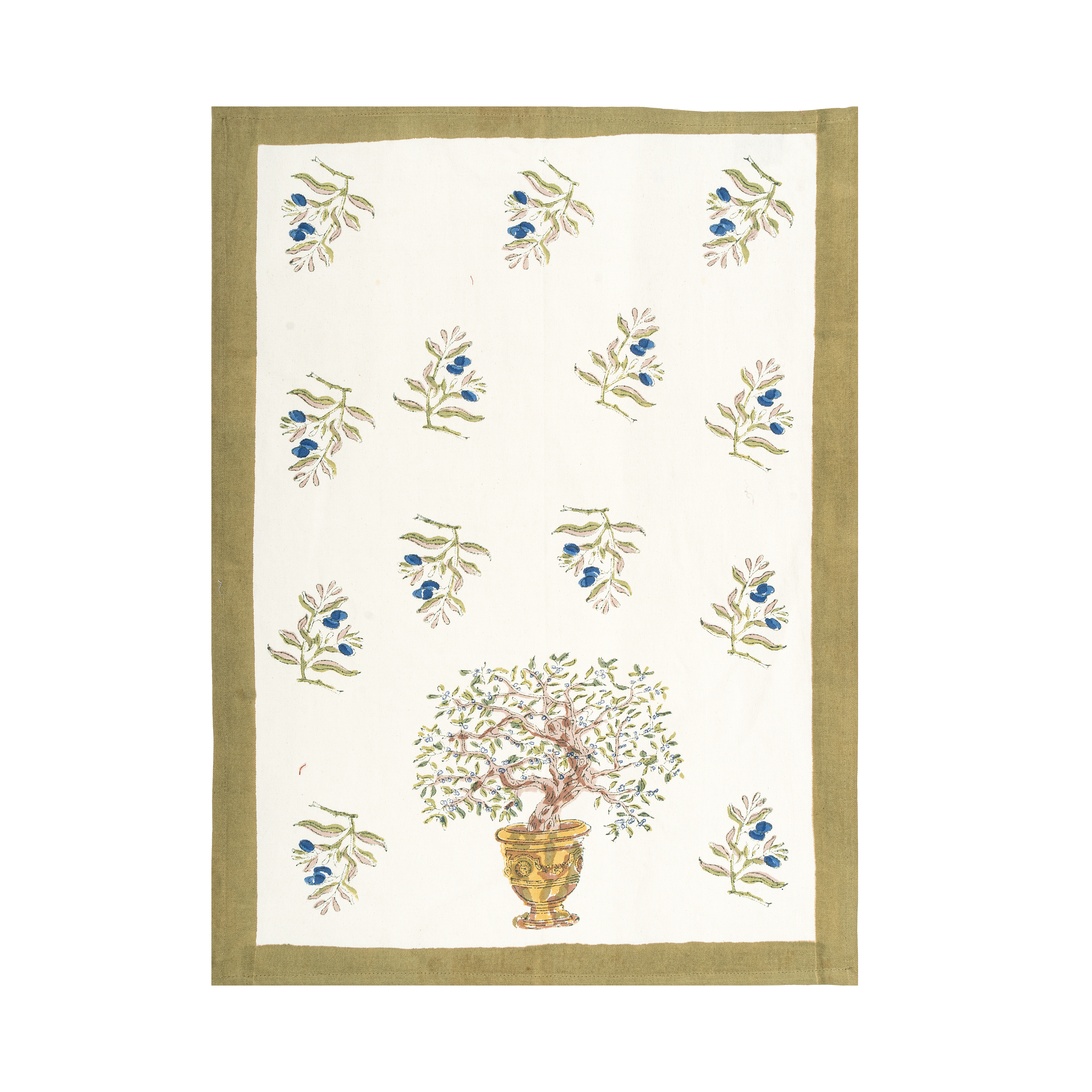 Set de table Renoncule Vert Rouge