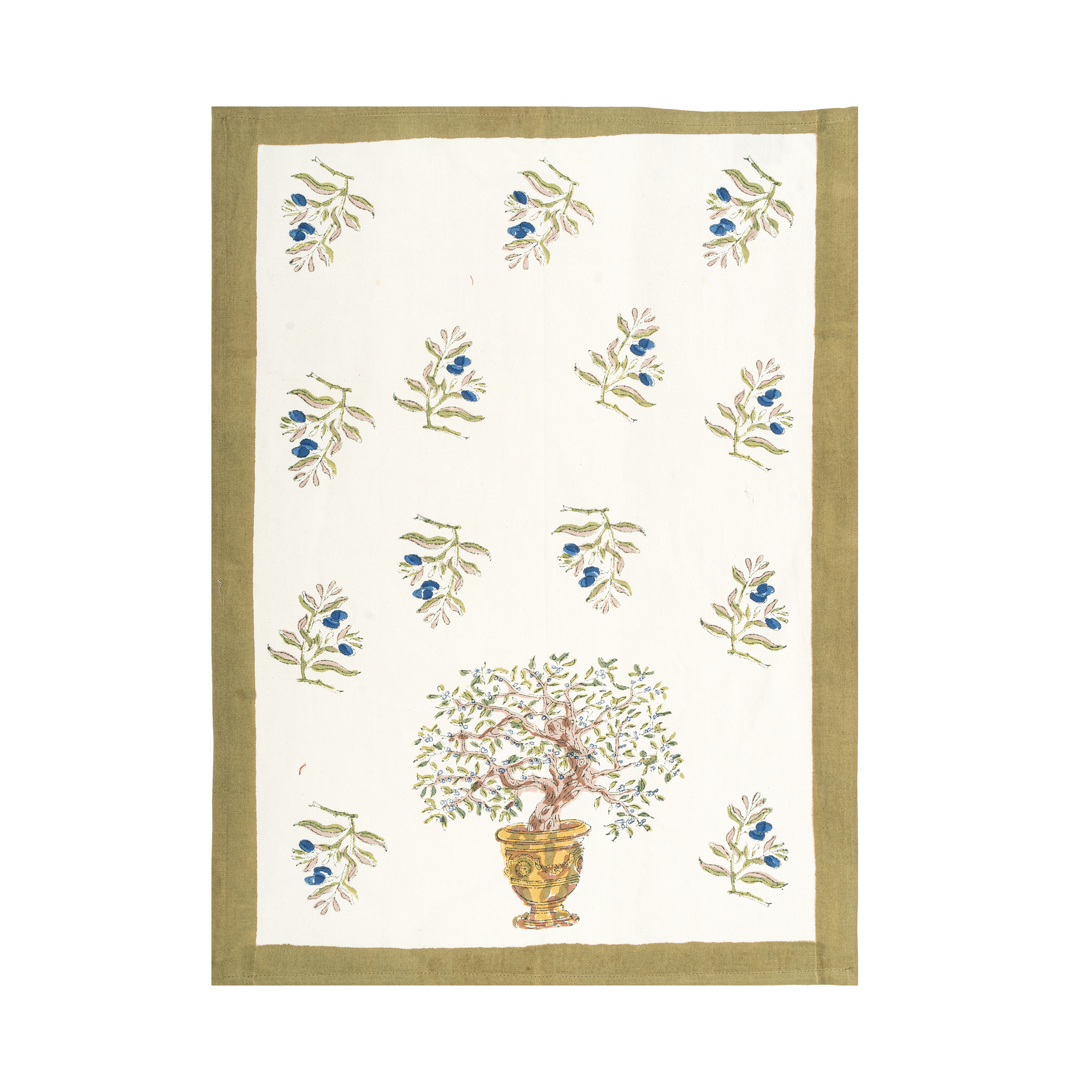 Set de table Renoncule Vert Rouge