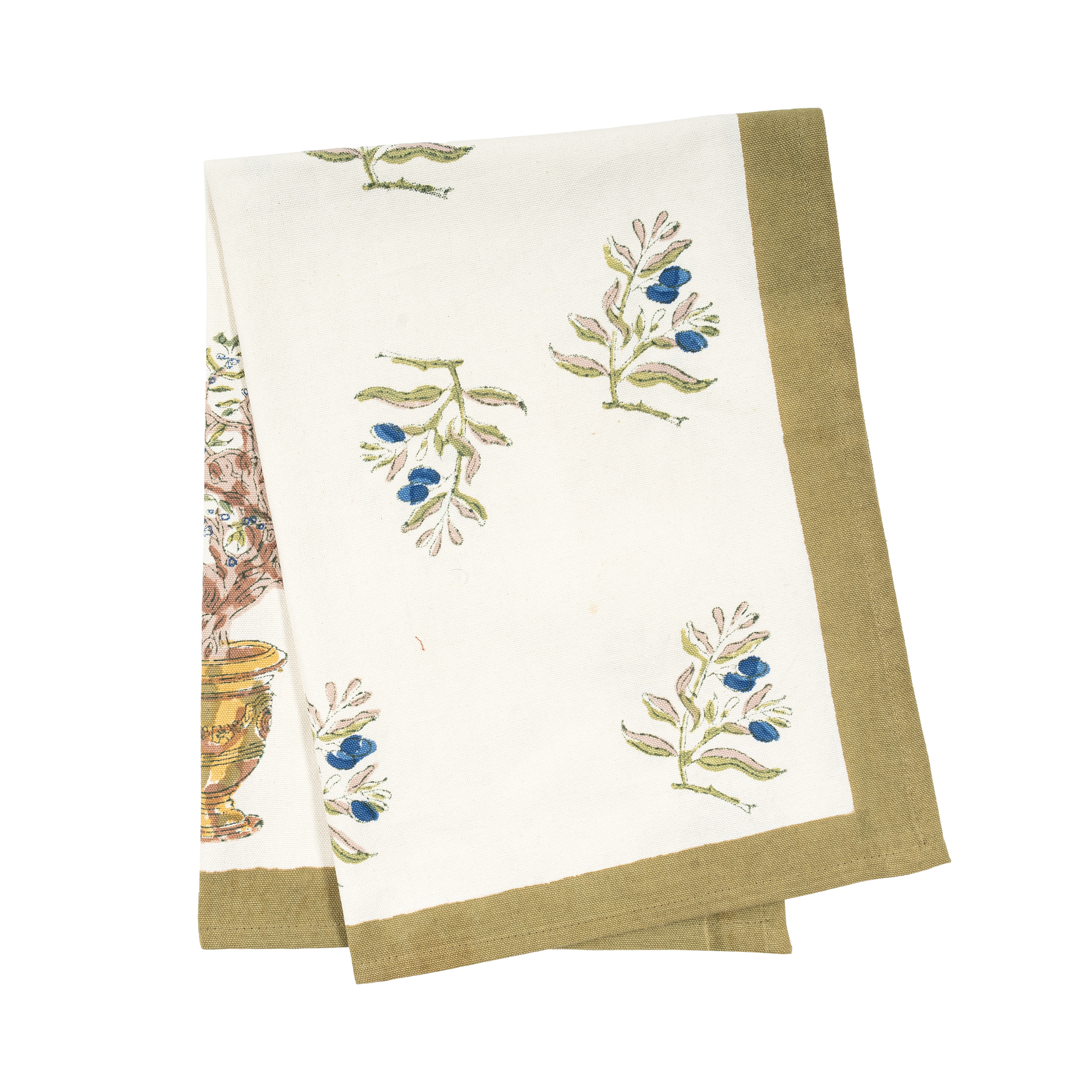 Set de table Renoncule Vert Rouge