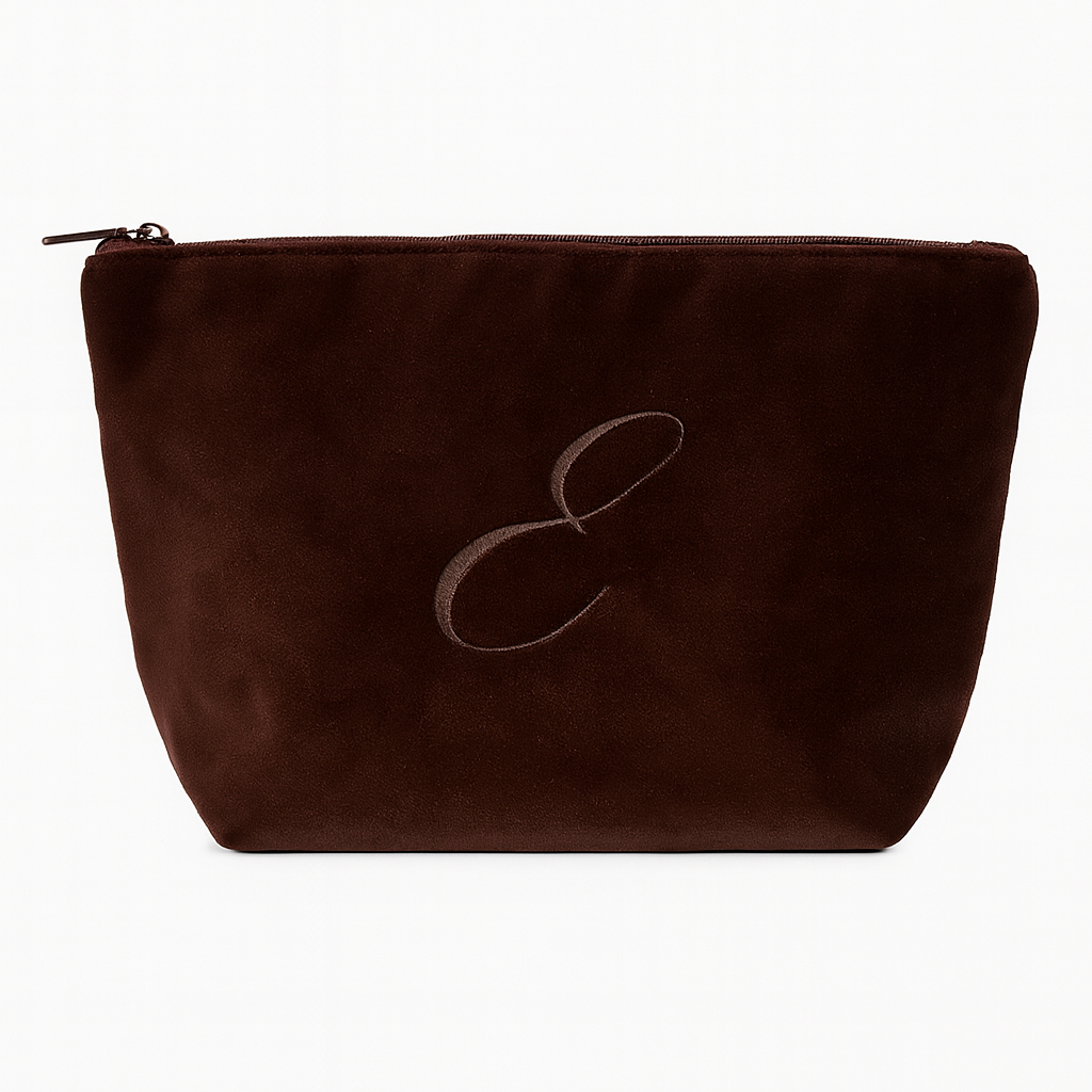 Cocoa Velvet pouch