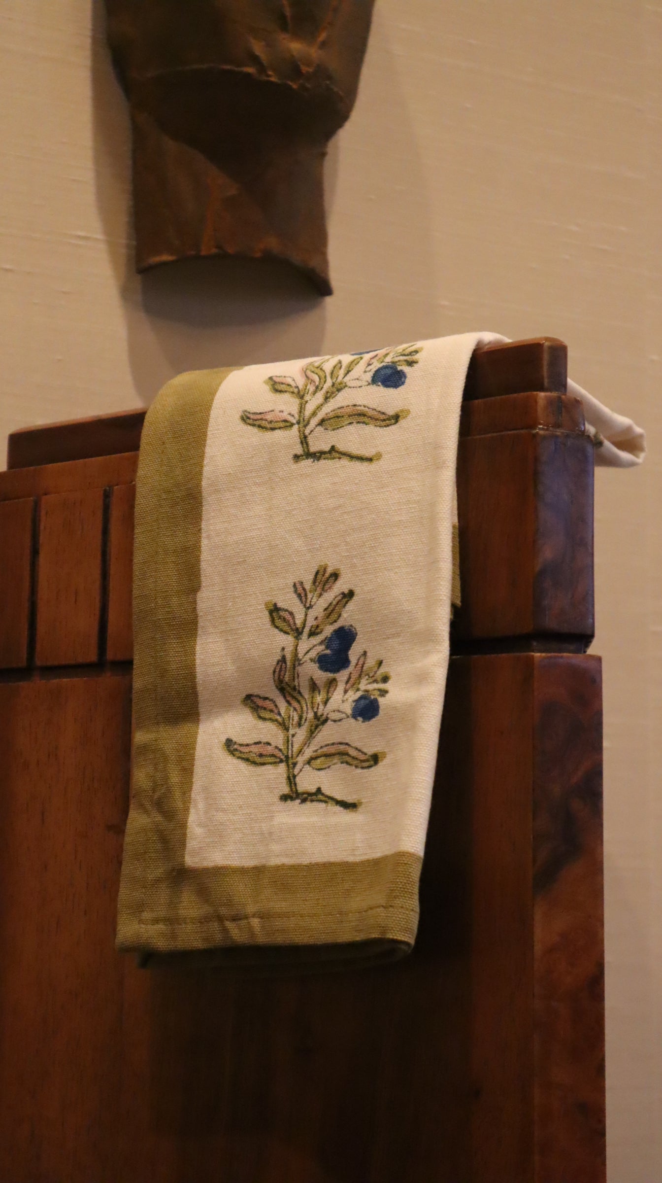 Set de table Renoncule Vert Rouge