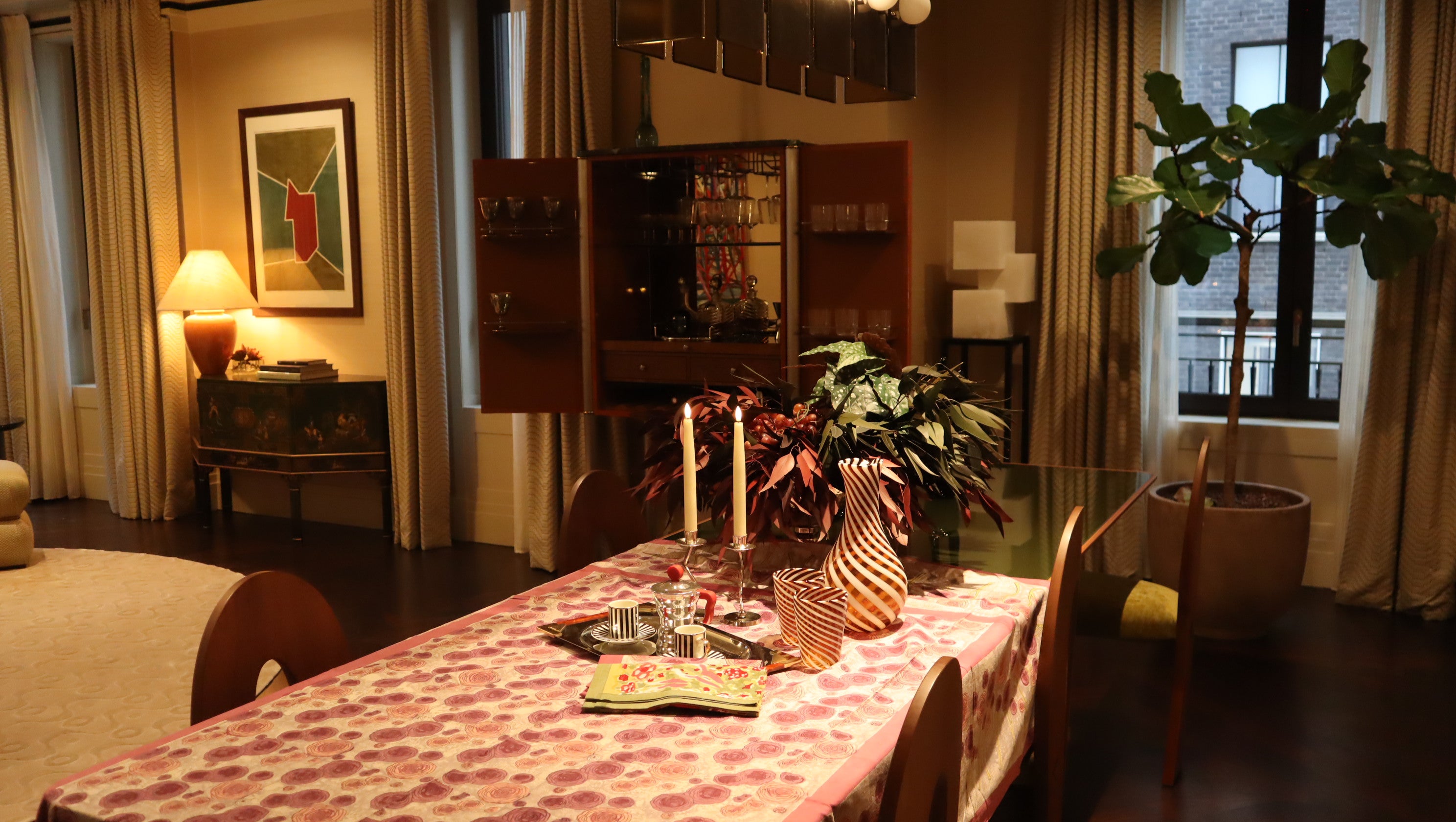 Nappe Renoncule Gris Violet