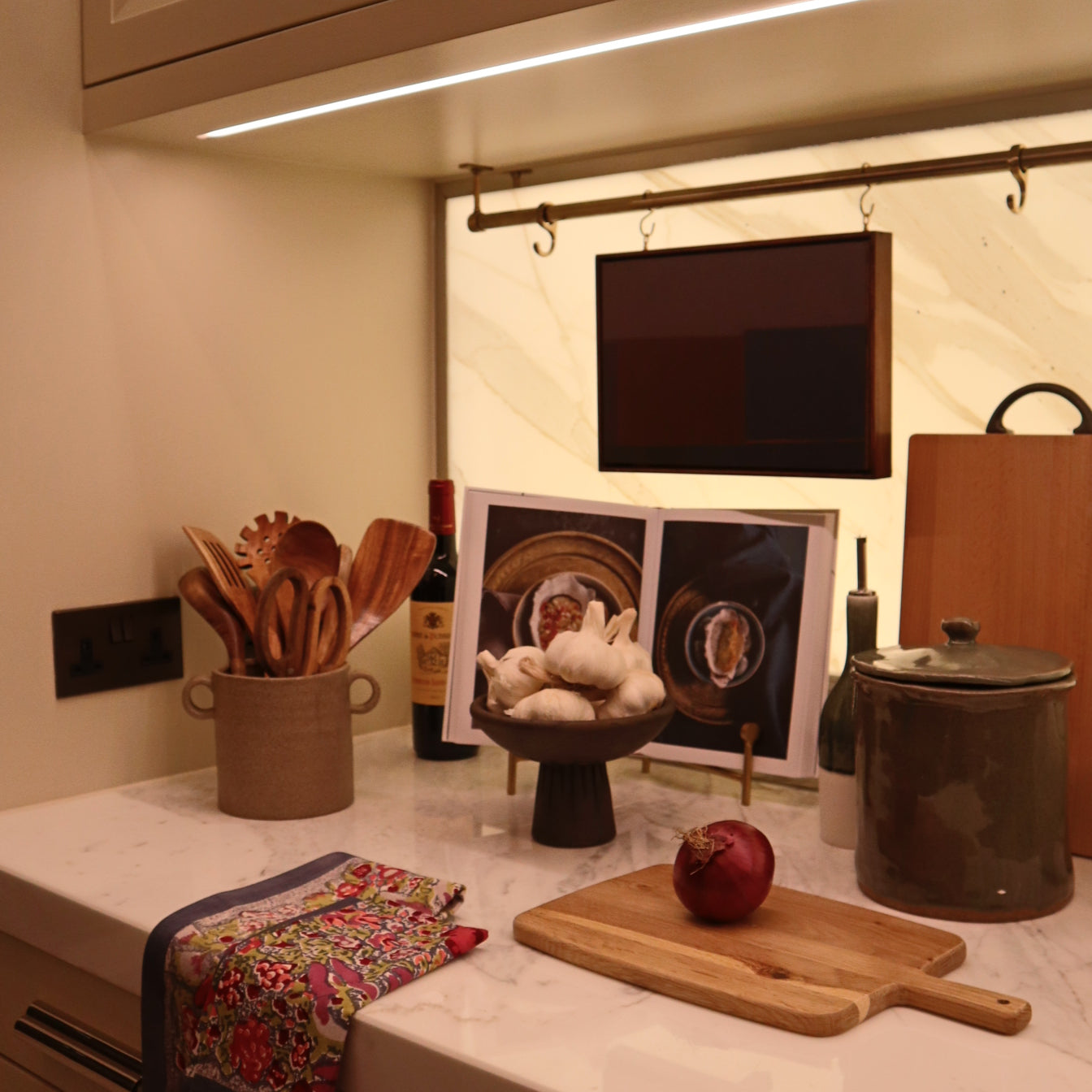 Set de table Renoncule Vert Rouge