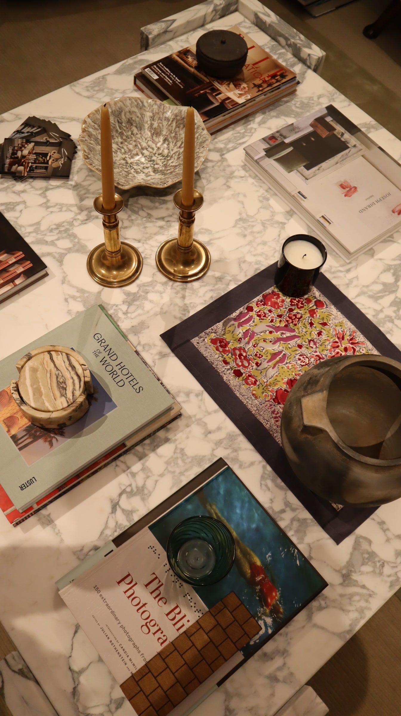 Set de table Jardin Gris Rouge