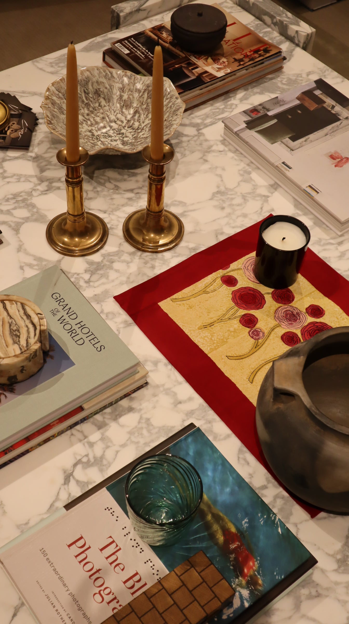 Set de table Renoncule Vert Rouge