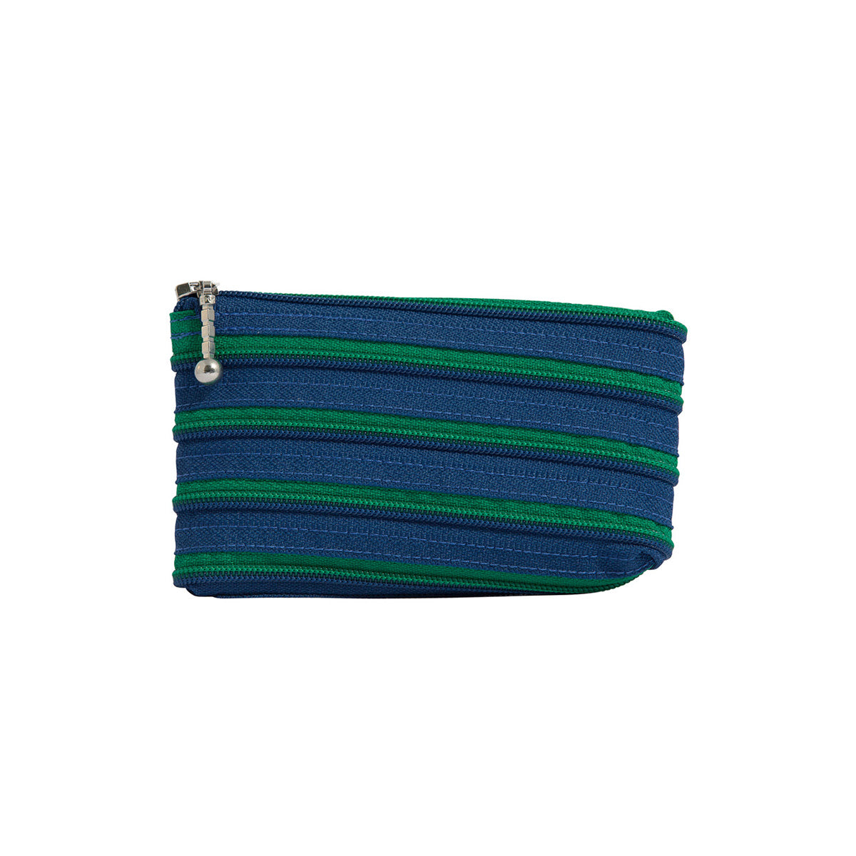 Small Wallet - Green/Indigo