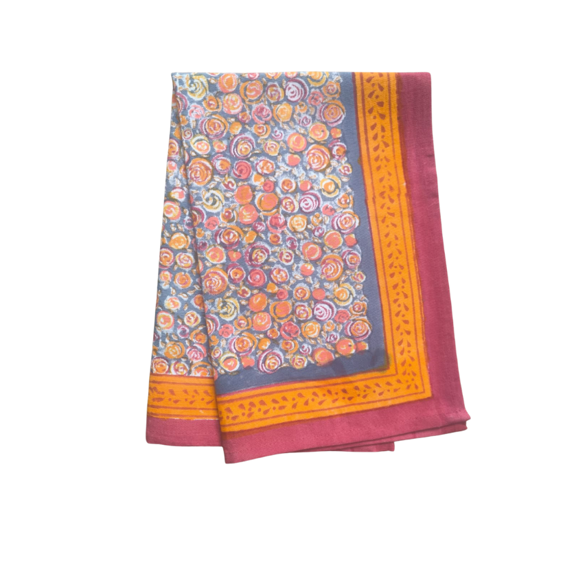 Set de table Renoncule Vert Rouge